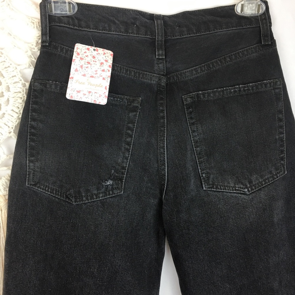 NWT WE THE FREE 24 Lita Black Cropped Jeans - Picture 8 of 8